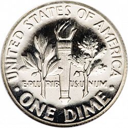 dime 1970 Large Reverse coin