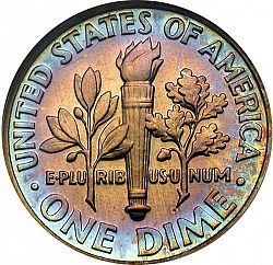 dime 1989 Large Reverse coin