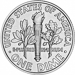 dime 2001 Large Reverse coin