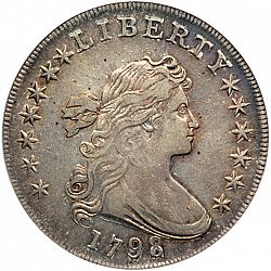 1 dollar 1798 Large Obverse coin