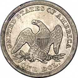 1 dollar 1849 Large Reverse coin