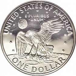 1 dollar 1973 Large Reverse coin