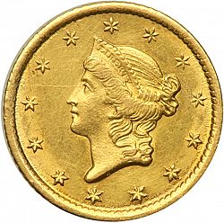 1 dollar - Gold 1851 Large Obverse coin