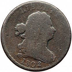 1/2 cent 1802 Large Obverse coin