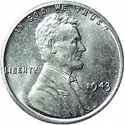 1 cent 1943 Large Obverse coin
