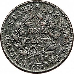 1 cent 1801 Large Reverse coin