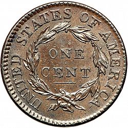 1 cent 1818 Large Reverse coin
