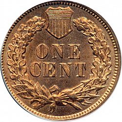 1 cent 1874 Large Reverse coin