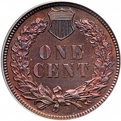 1 cent 1886 Large Reverse coin