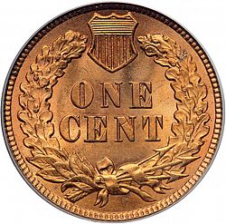 1 cent 1891 Large Reverse coin