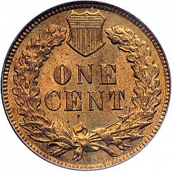 1 cent 1908 Large Reverse coin