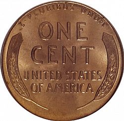 1 cent 1942 Large Reverse coin