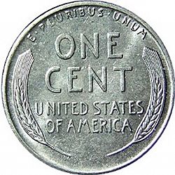 1 cent 1943 Large Reverse coin