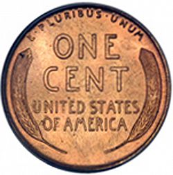 1 cent 1948 Large Reverse coin