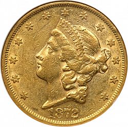 20 dollar 1872 Large Obverse coin