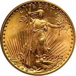 20 dollar 1912 Large Obverse coin