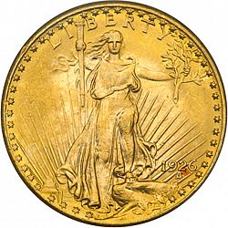 20 dollar 1926 Large Obverse coin