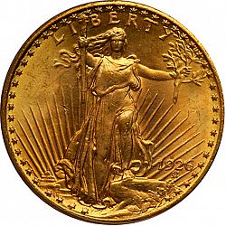 20 dollar 1926 Large Obverse coin