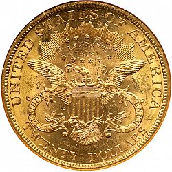 20 dollar 1878 Large Reverse coin