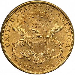 20 dollar 1881 Large Reverse coin