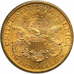 20 dollar 1883 Large Reverse coin