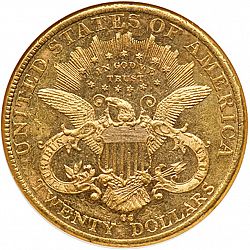 20 dollar 1892 Large Reverse coin