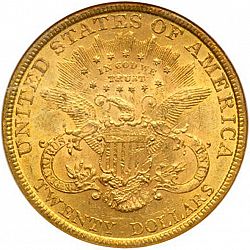 20 dollar 1896 Large Reverse coin