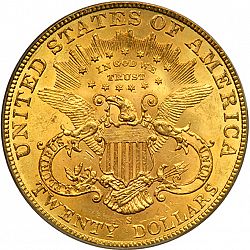 20 dollar 1902 Large Reverse coin