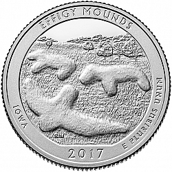 quarter 2017 Large Obverse coin