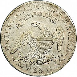 quarter 1822 Large Reverse coin