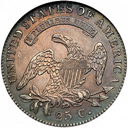 quarter 1825 Large Reverse coin
