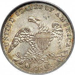 quarter 1837 Large Reverse coin