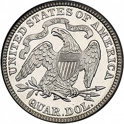 quarter 1879 Large Reverse coin