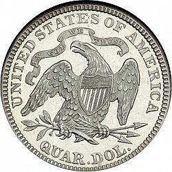 quarter 1881 Large Reverse coin