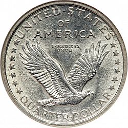 quarter 1916 Large Reverse coin