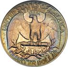 quarter 1969 Large Reverse coin