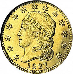 2.50 dollar 1827 Large Obverse coin