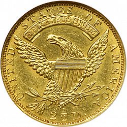 2.50 dollar 1832 Large Reverse coin