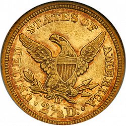 2.50 dollar 1841 Large Reverse coin