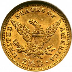 2.50 dollar 1873 Large Reverse coin