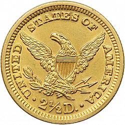 2.50 dollar 1894 Large Reverse coin