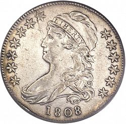 50 cents 1808 Large Obverse coin