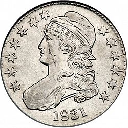 50 cents 1831 Large Obverse coin