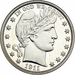 50 cents 1911 Large Obverse coin