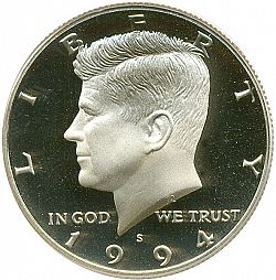 50 cents 1994 Large Obverse coin