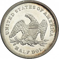 50 cents 1840 Large Reverse coin