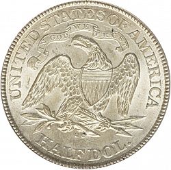 50 cents 1873 Large Reverse coin
