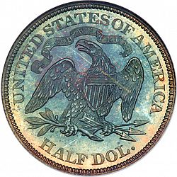50 cents 1879 Large Reverse coin