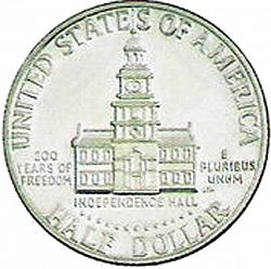 50 cents 1976 Large Reverse coin