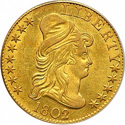 5 dollar 1802 Large Obverse coin